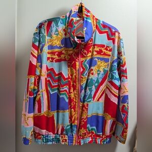 Avon Multicolor Printed Bomber Jacket